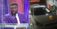 Nana Otu Darko's car was broken into at his home