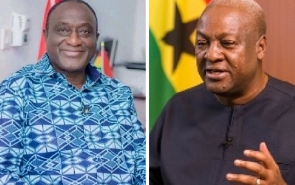 Former President, John Dramani Mahama and Alan Kyerematen