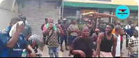 The atmosphere was electric, with music, dancing, and chants in support of Mahama