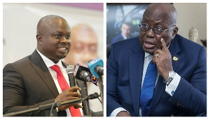 Albert Kwabena Dwumfour and President Nana Addo Dankwa Akufo-Addo