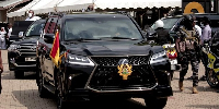 File photo of President Akufo-Addo's convoy