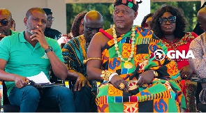 Mark Okraku Mantey (left) with other dignitaries at the event