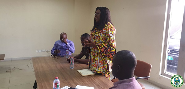 Mayor of Accra, Hon. Elizabeth Naa Kwatsoe Tawiah Sackey engaging with stakeholders