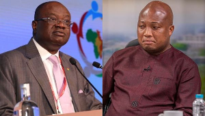 Kwaku Ampratwum-Sarpong (L) and Samuel Okudzeto Ablakwa (R)