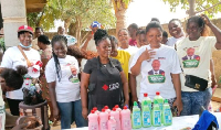 Some of the beneficiaries in a photograph
