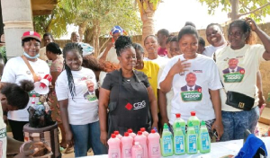 Some of the beneficiaries in a photograph