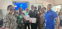 Kwesimintsim MP, Philip Buckman visits a Telecel Digitech Academy school in his constituency