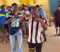 Some inmates captured showcasing their talents
