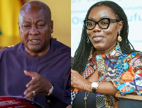 President Mahama (L) says the former Communications Minister (R) had issues with another person