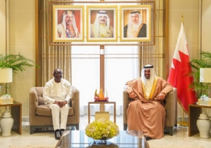 Ken Ofori-Atta and His Royal Highness Prince Salman bin Hamad Al Khalifa