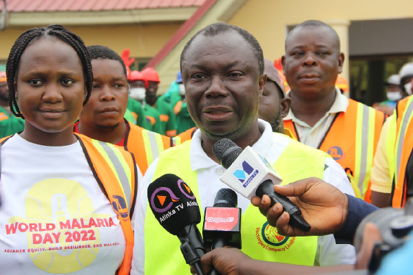 Rev. Dr. Ebenezer Kwame Addai, MD of Vectorpes a member of the Jospong Group of Companies