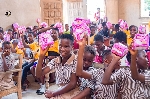 Approximately 300 young girls had the opportunity to benefit from this generous donation