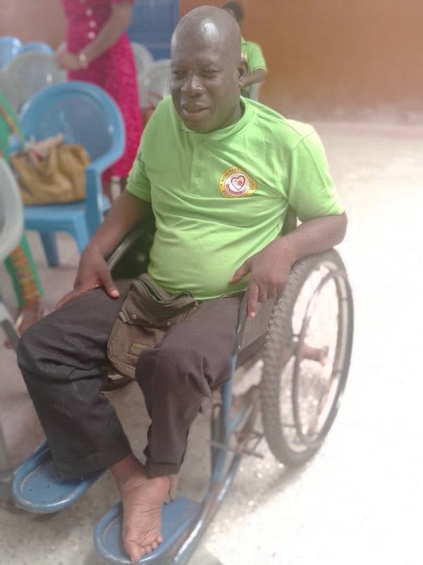 President and founder of More Hope for Disabled Foundation, Odey Mensah