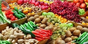 A photo of food commodities