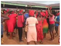 File photo of aggrieved members of the two communities