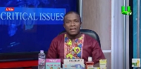 News anchor Edward Agya Kwabena