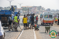 The monitoring exercise commenced at the Accra Mall before other places