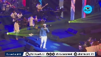Hezron 'Kwame Bonsu' Clarke performing at 'Get Kojo Antwified'