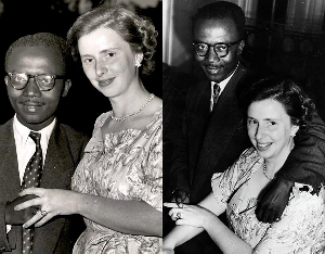 Joe Appiah married Peggy Cripps, which made headlines globally