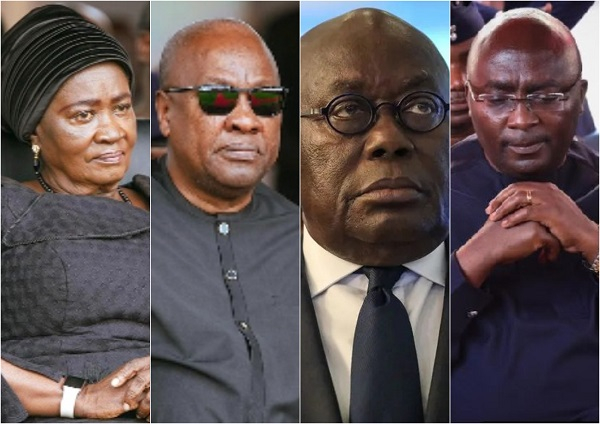 President Mahama, Akufo-Addo, Dr Bawumia are among the dignitaries at the state funeral
