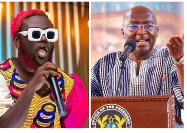 DJ Azonto vows to go topless on stage if not compensated by Dr. Bawumia