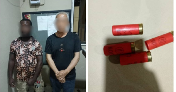 Enoch Asiedu, Lu Youyan were arrested at the Boadua Livingstone Snap Checkpoint