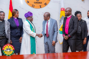 Rev Frederick Akakpo With Speaker Alban Bagbin 1