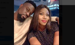 Sarkodie with Yvonne Nelson