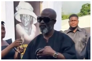 A photo of Nana Asante Bediatuo at the funeral