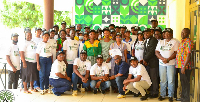 Participants at the event in a group picture