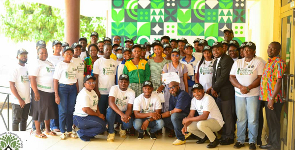 Participants at the event in a group picture