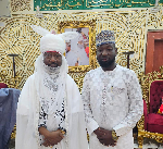 Ambassador Salamu Amadu with the Emir of Kano