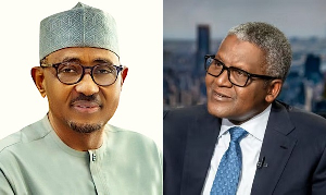 Aliko Dangote (R) has accused Farouk Ahmed (L) of corruption