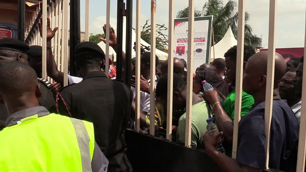 Delegates were prevented from entering centre