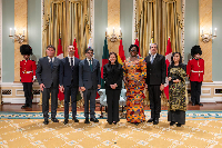 New heads of mission have presented their credentials to  Mary Simon, Governor General of Canada
