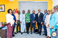 CEO of Mineral Commission with delegates from UMAT