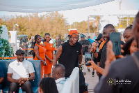 Stonebwoy at the event
