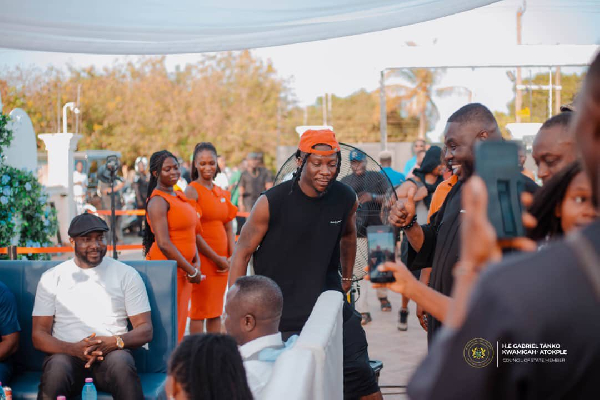 Stonebwoy at the event