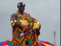Nana Kobena Kwedu IV, the Tufohene (Warlord) of Gomoa Ngyiresi