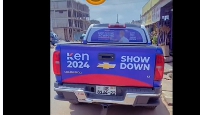Kennedy's branded showdown vehicle