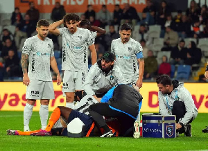 Ghana defender Jerome Opoku in stable condition after scary head injury in Turkey
