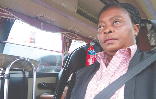 Florence Marfo is the only current female VIP driver in Ghana