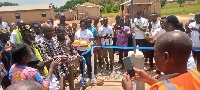 The commissioning of two boreholes in Lambussie