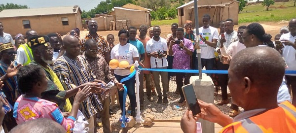 The commissioning of two boreholes in Lambussie