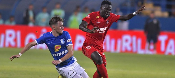 Ghanaian midfielder Baba Alhassan saw 77 minutes of action for FC  Hermannstadt in their 2-1 win over Univ. Craiova