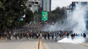 Kenyan protesters