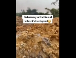 A galamsey site is located right at the backyard of Accra New Town Basic School