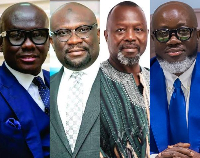 L-R: Godfred Dame, Abdul-Wahab Hanan, Dr Ayine and Raymond Archer