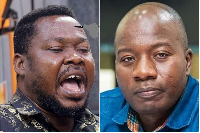 Anthony Nukpenu (L) says Mahama Ayariga, NDC MPs have 'no locus' to demand for a rerun of primaries