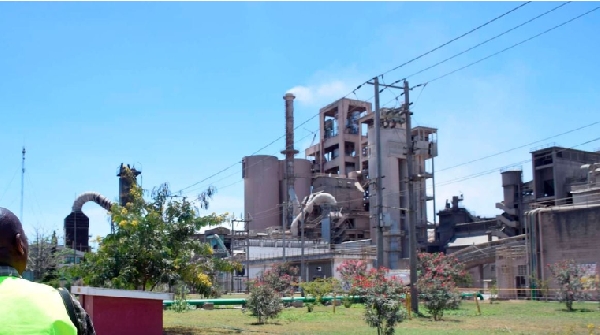 The Bamburi Cement Factory plant in Mombasa County, Kenya